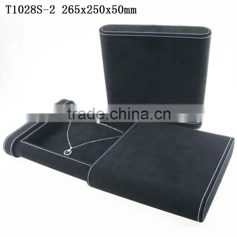 T1028E Custom Faux Leather Unique Drawer Jewelry Earring Box for Necklace