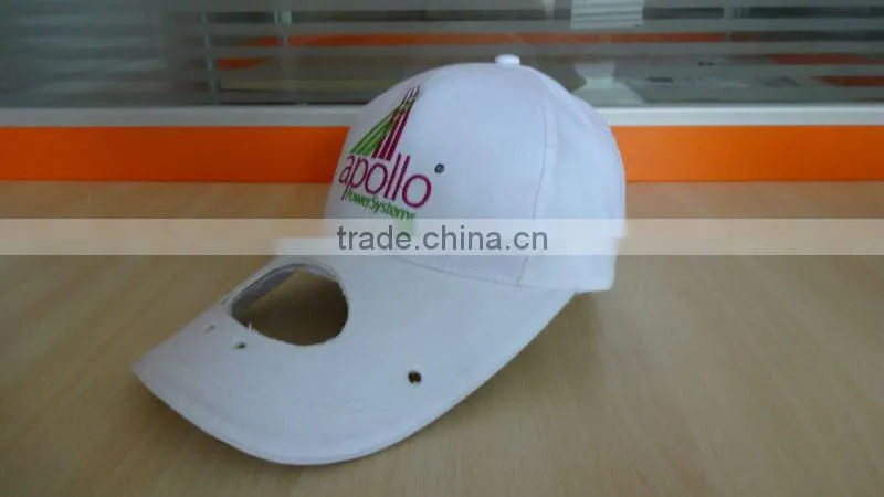 custom cotton solar fan hat