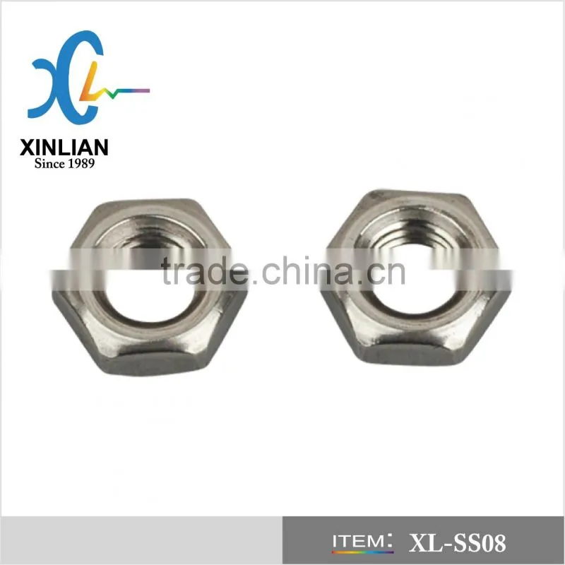 SS304 SS316 hex nut M6 factory XL-SS08