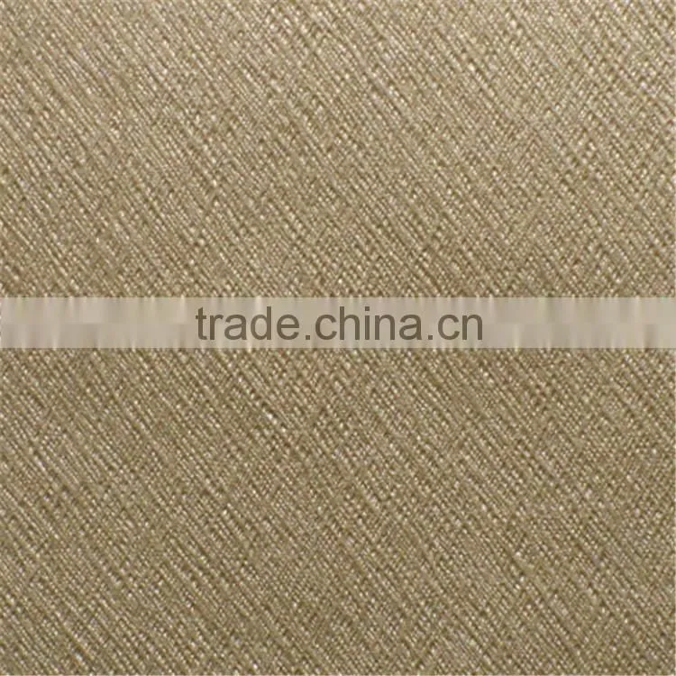 2016 Customized Color Grease-proof Embossed Faux Leatherette Paper