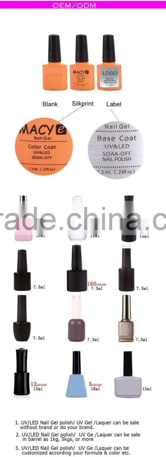 perfect high quality Caixuan soak off uv gel polish gel nailpolish