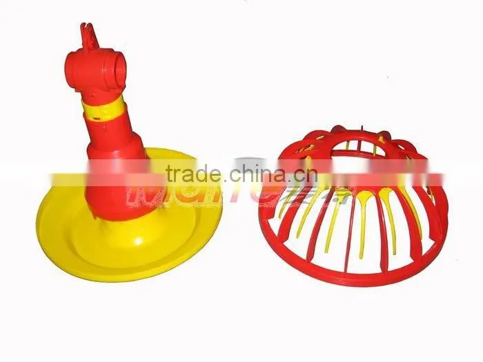 Poultry broiler feed pan