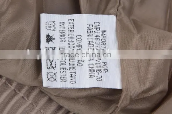 Lady's cheap stocklot leather jacket with high quality