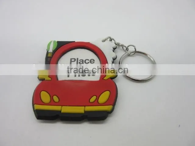 hot sell plastic LED flashing and sound keychain