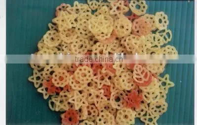 Fried Bugle snack food machine/pellet chip processing line