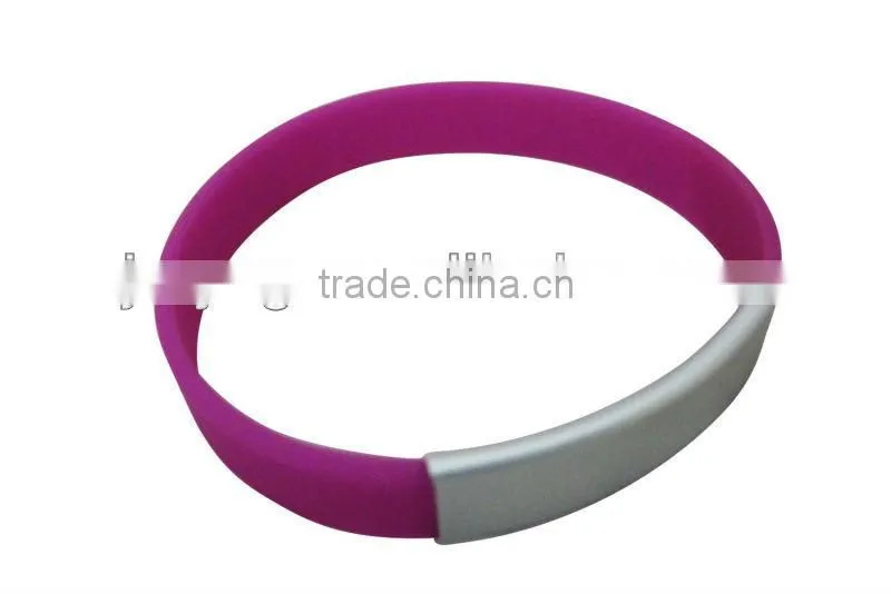 fashion custom thin silicone bracelet/round silicone bracelet/2013 bracelets