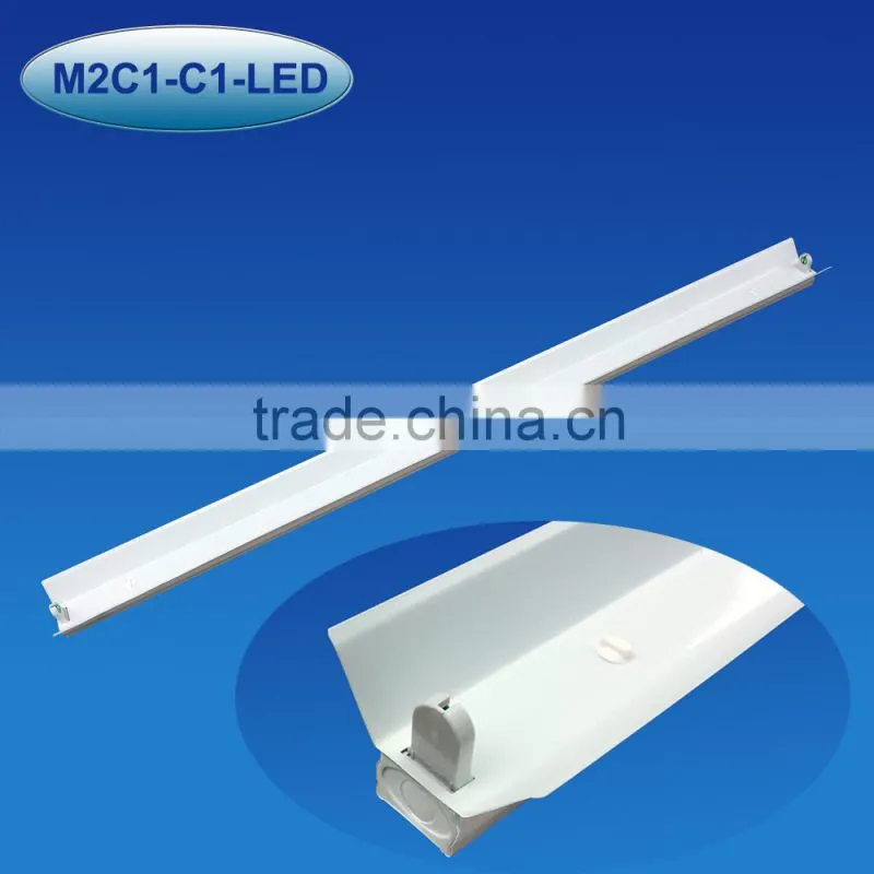 LED lamp fixture 2x1.5M, led 5ft double fixture with reflector