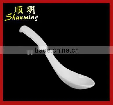 White melamine baby spoon