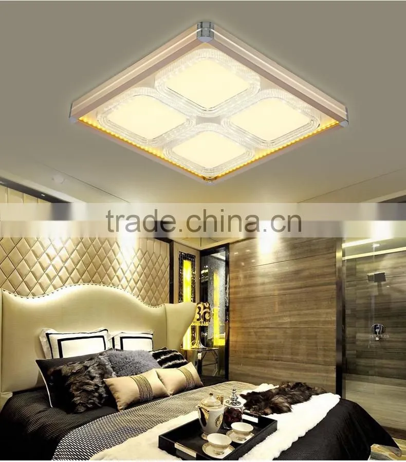 2016 New Design square aluminum led ceiling light 750X750mm
