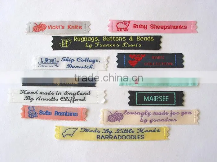 new style high quality custom woven label for clothing