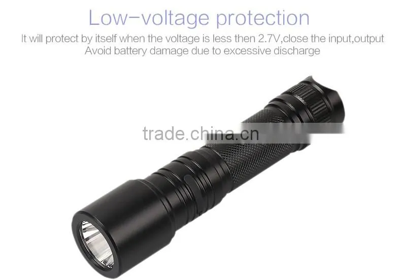 A5 USB flashlight XPE LED rechargeable led torch