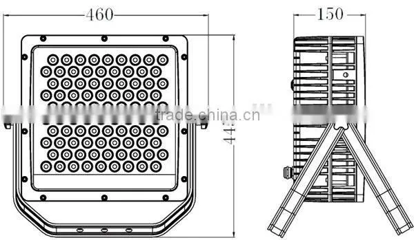 270W outdoor led projector