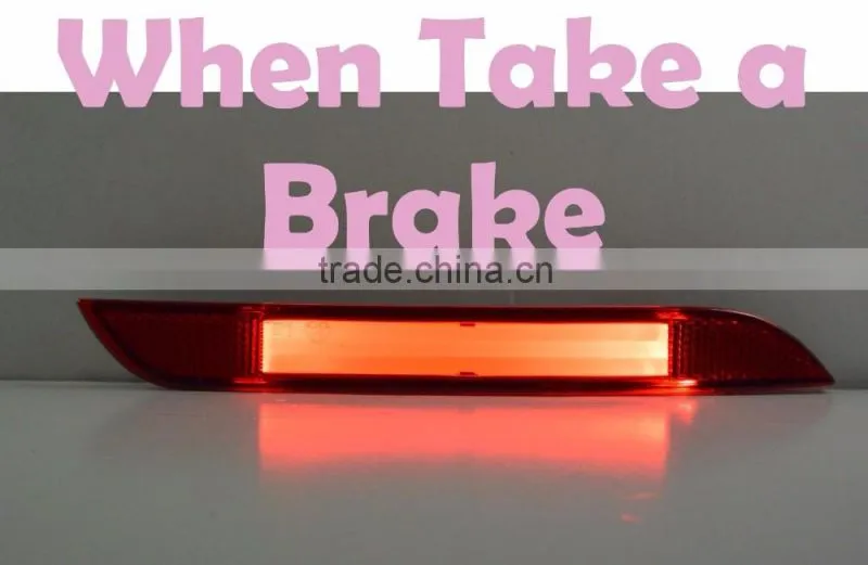 Car Body Parts LED Strip Light Reflector REAR BUMPER LIGHT FOR BMWW F30