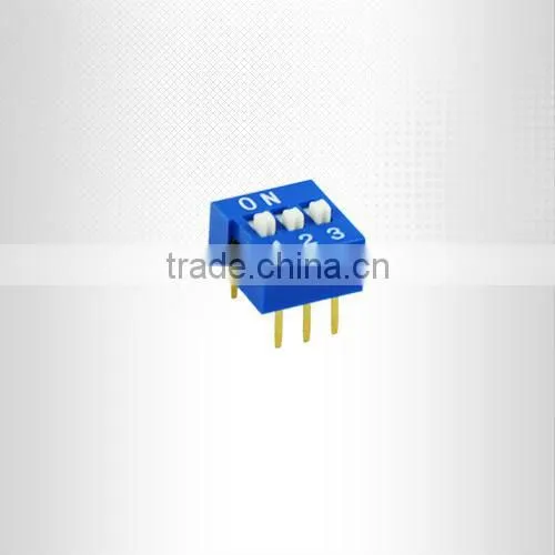 Blue/Red 3 Pin Slide Type DIP Switch