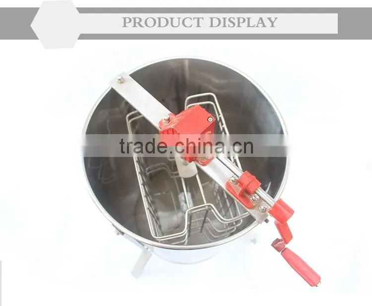 farm machinery 3 frames for manual or auto honey Extractor Machine