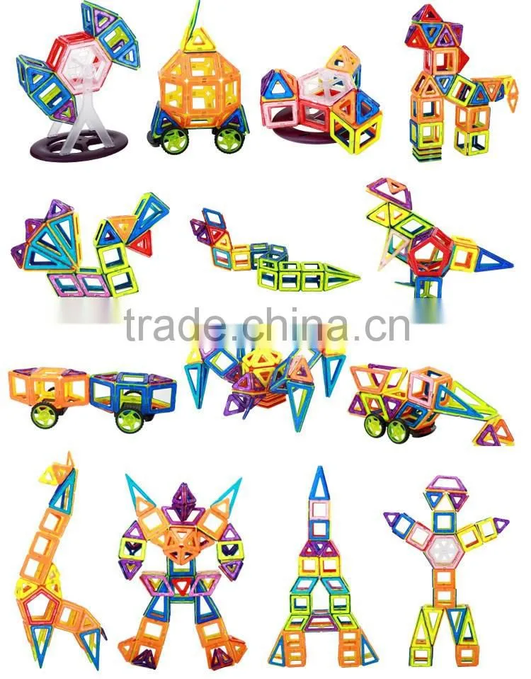 Magmagic Toys Plastic Magnetic Building Block Toys