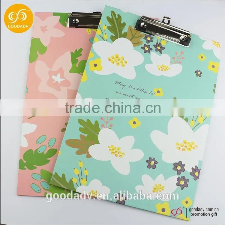 Promotional office A4 size clip file folder