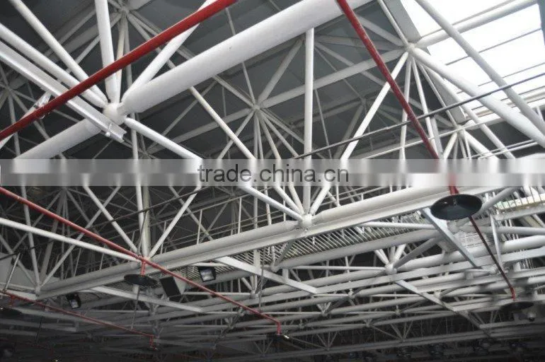 Galvanized steel structure roofing stadium