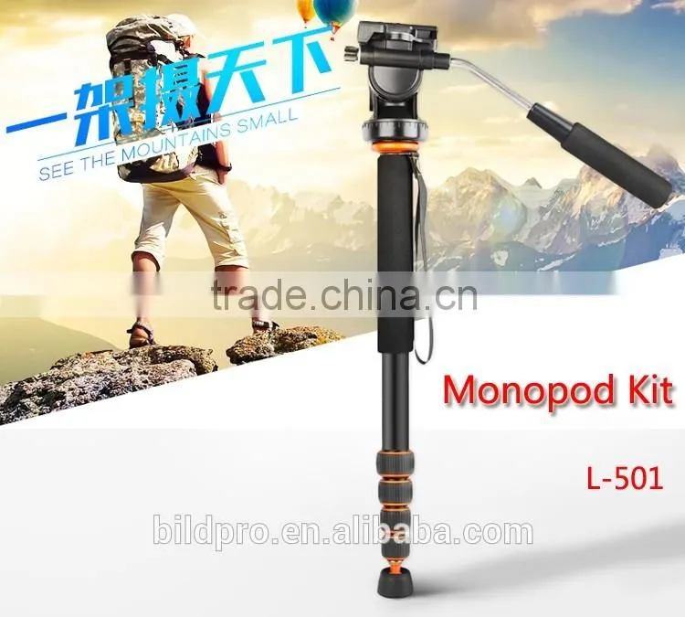 BILDPRO 5 Sections Good Quality Camera Monopod Light Stand Flexible Tripod Monopod