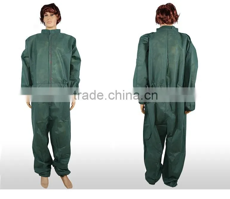 polypropylene safety cleanroom coveralls cleanroom overall