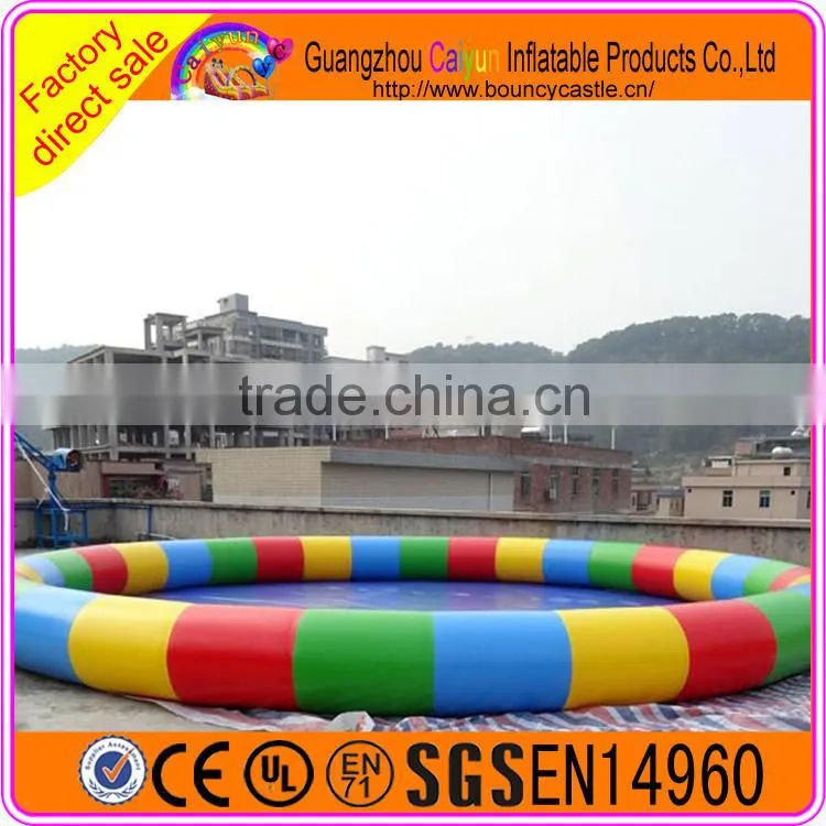Human sized inflatable pool for sale, above ground inflatable swimming pool with CE