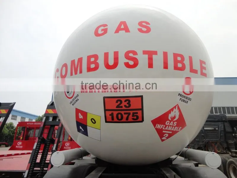 tri-axle lpg tank semi-trailer lpg tank trailer for propane