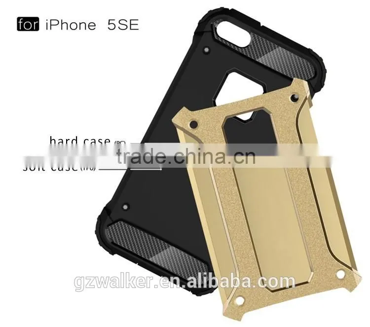 wholesale hard mobile phone Pc and Silicone phone case 2 in 1 style for 6s 6plus S7 S7 edge