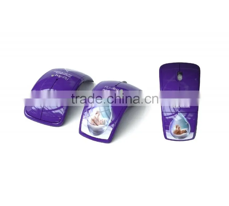 High Quality 2.4g wireless mini mouse USB Wireless Optical Mini Mouse For PC Laptop folding Computer Mouse CE ROHS FCC