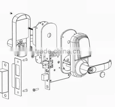 NFC door phone lock