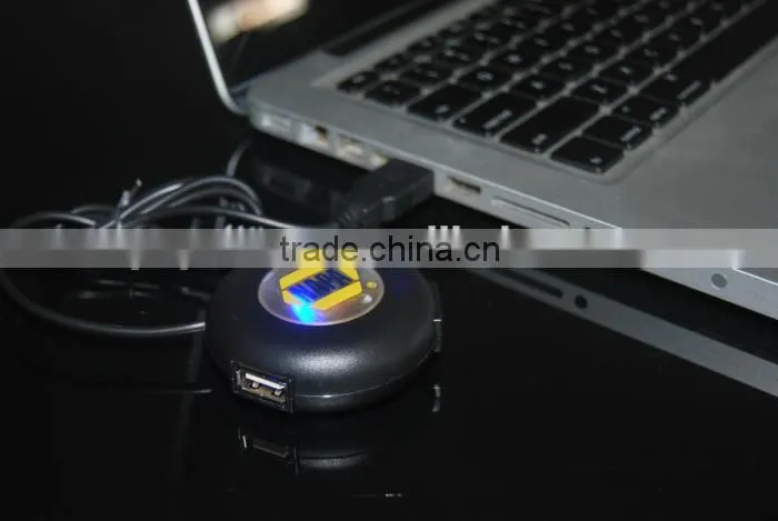 Round shape weblink 3 port usb hub loaded with your website