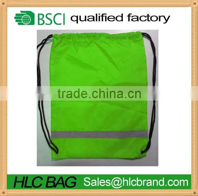 Hot Selling Promotional polyester drawstring bag HL-PB023B