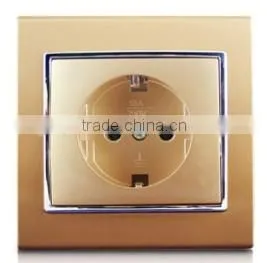 Euro Design Standard Silver Color Socket Outlet