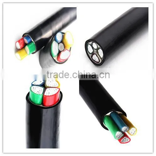 0.6/1KV high quality3*150mm+1 aluminum core power cable NA2XY