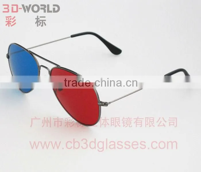 Fashional menta frame 3d eyewear