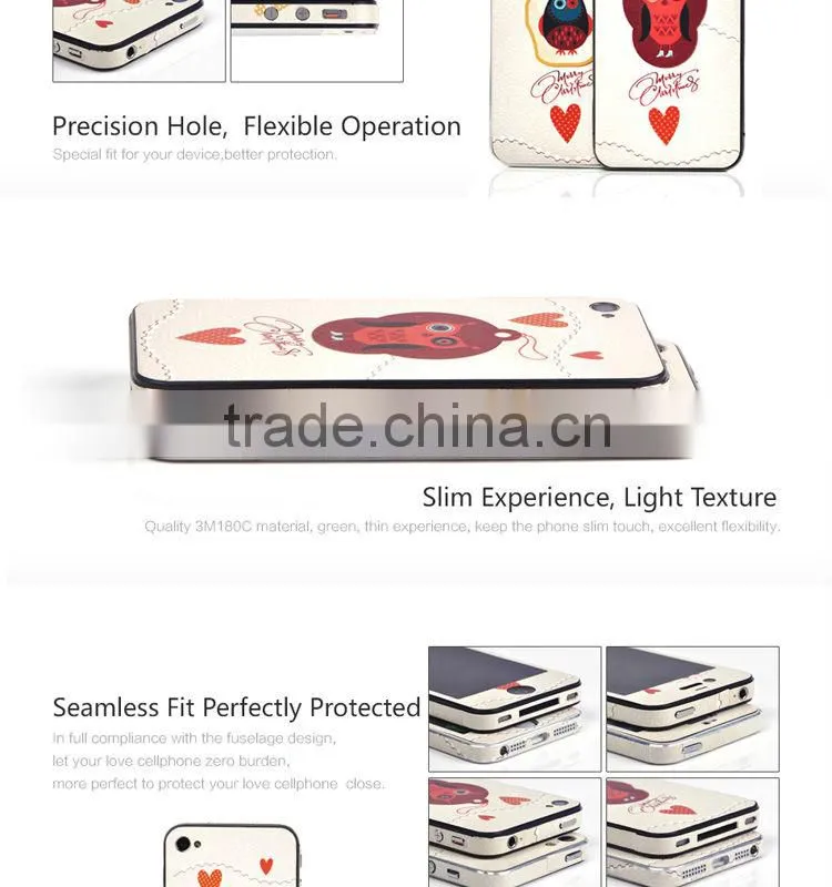 2013 anti-scratch galaxy s4 skin sticker with Christmas theme