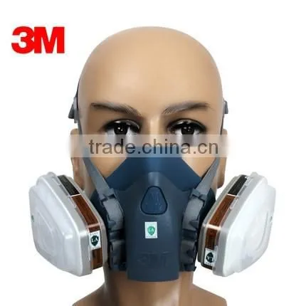 Genuine 3M 7502 3m industrial face mask gas mask welding mask silicone mask half face mask organic vapor dust gas mask