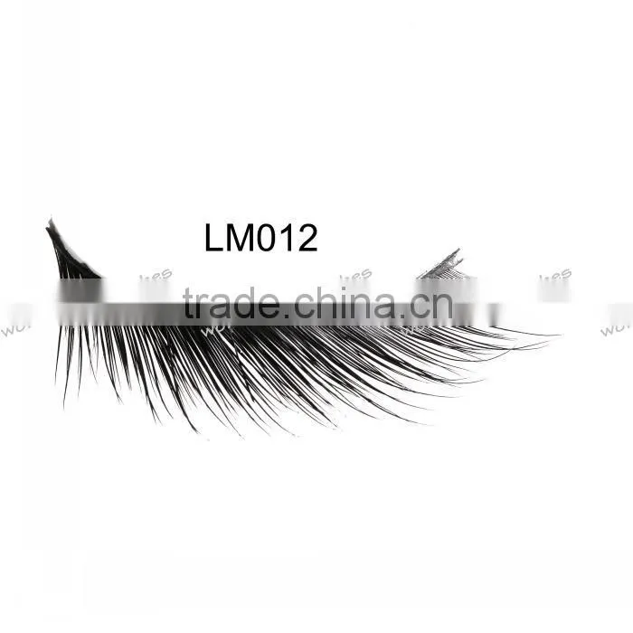 real mink false eyelash with private labeling siberian mink fur strip eyelash