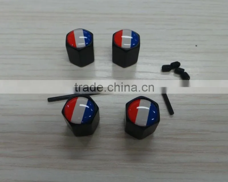Black And Silver Auto Logos Alloy Wheel Metal Tyre Tire Valve Caps
