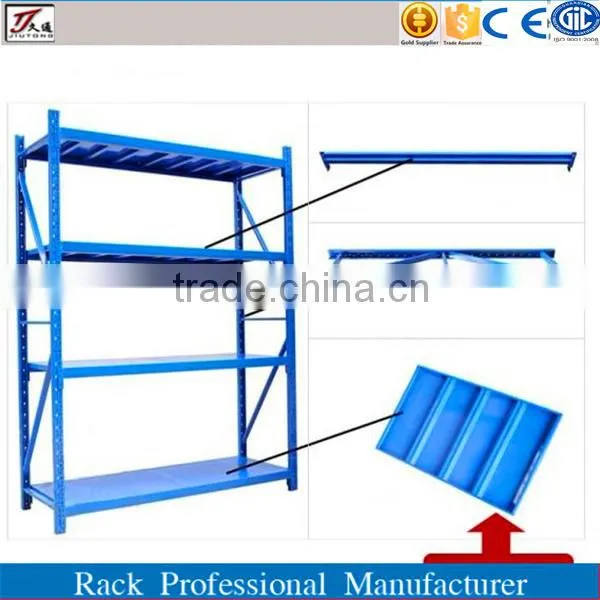 Corrosion protection long span shelving,powder coated steel shelving,retail shelving units