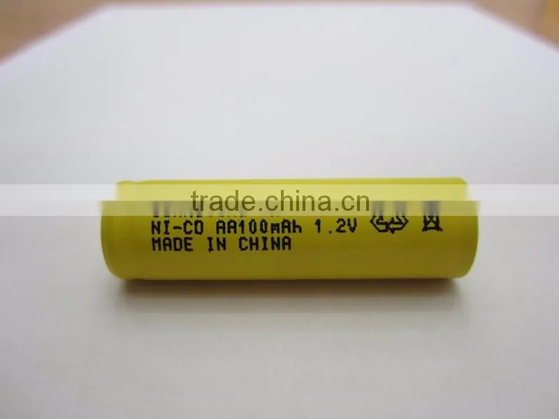 Hot Sales Good Quality ni-cd AA1000mAh 1.2v rechargeable battery used for toys