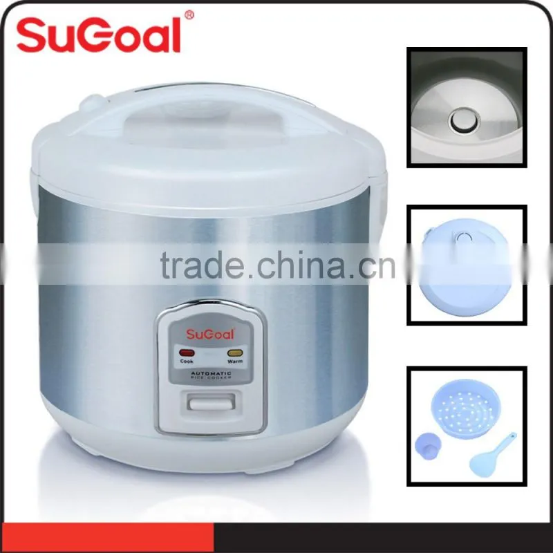 1.8L Automatic Switchover Stainless Steel outers shell Electric Rice Cooker