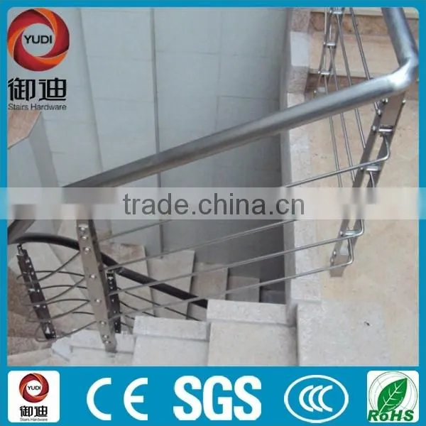 stainless steel removable stair railing with good quality