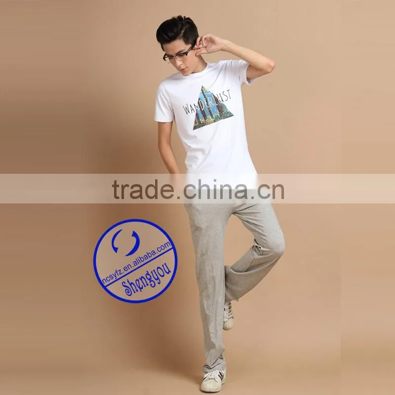 Wholesale new design men's custom jogger sweatpants