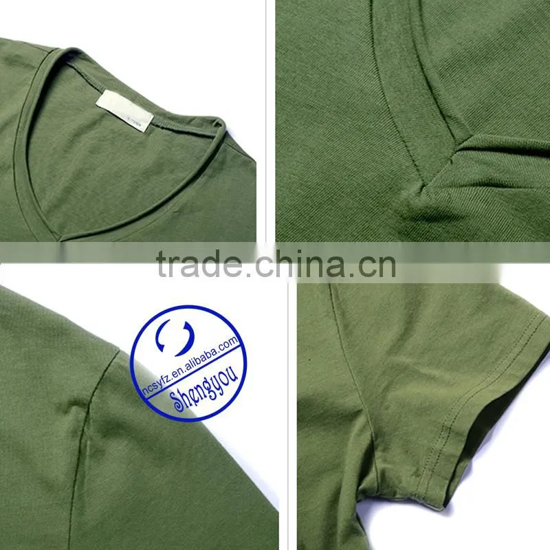 Wholesle custom mens colorful blank plain tshirts