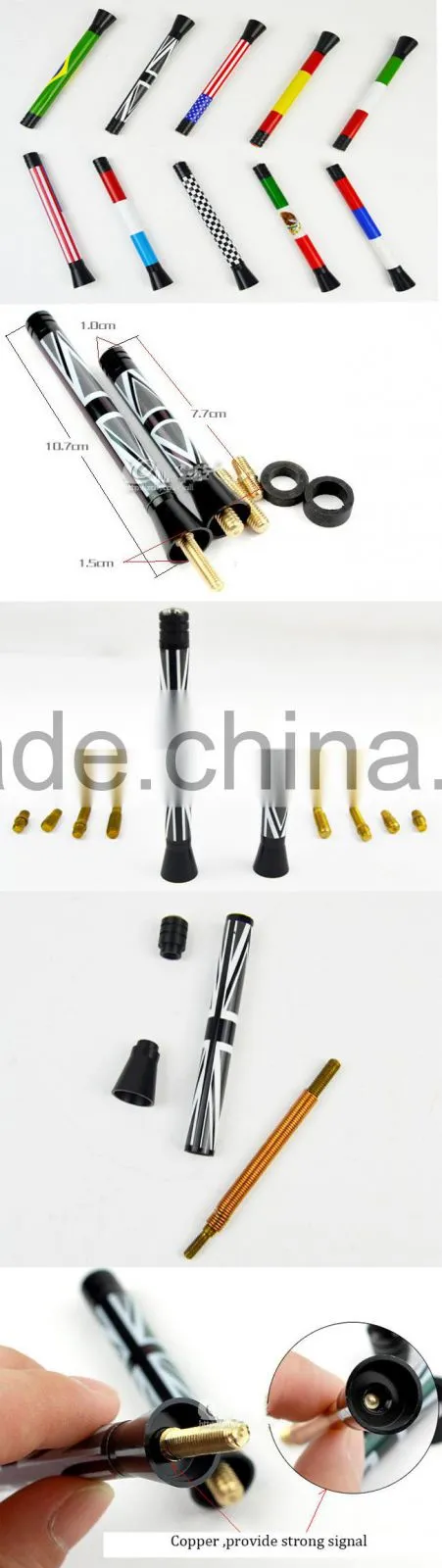 Universal Aluminum AM/FM Car Antenna