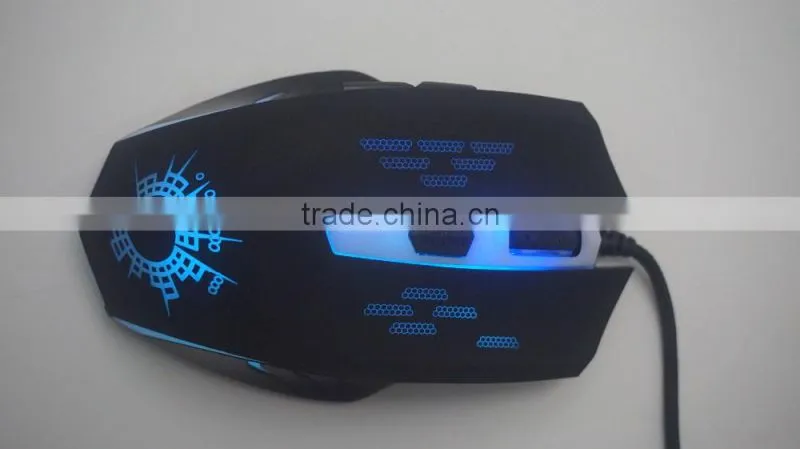 5D multi color gaming mouse with led light