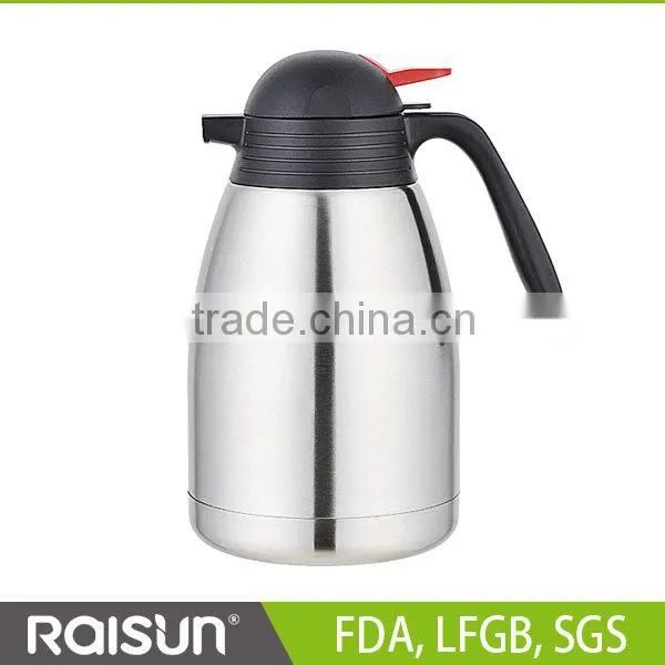 Food Grade Double Walls Stainless Steel Vacuum Coffee Pot 1.2L 1.5L 1.8L