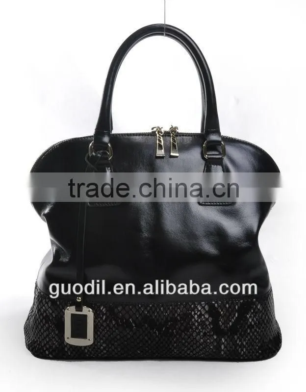Brand name newest fashion genuine handbag