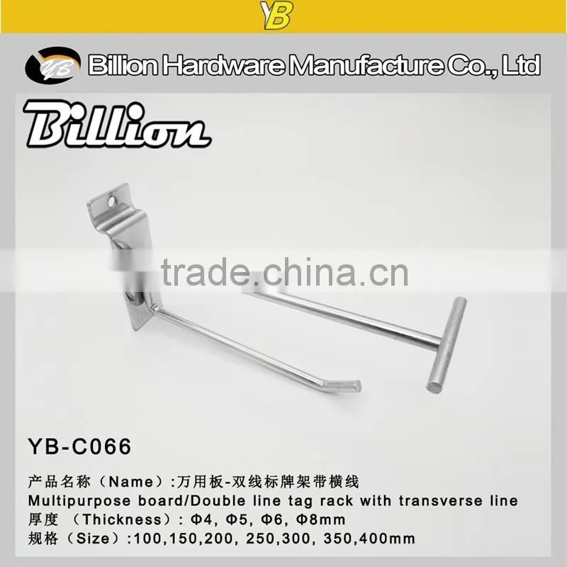 Supermarket plastic tag price tag display hook price tag