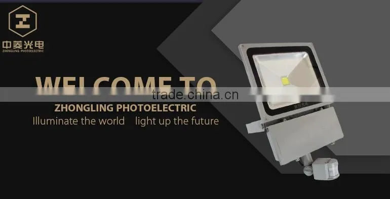 Classic light with sensor 100w outdoor led flood light